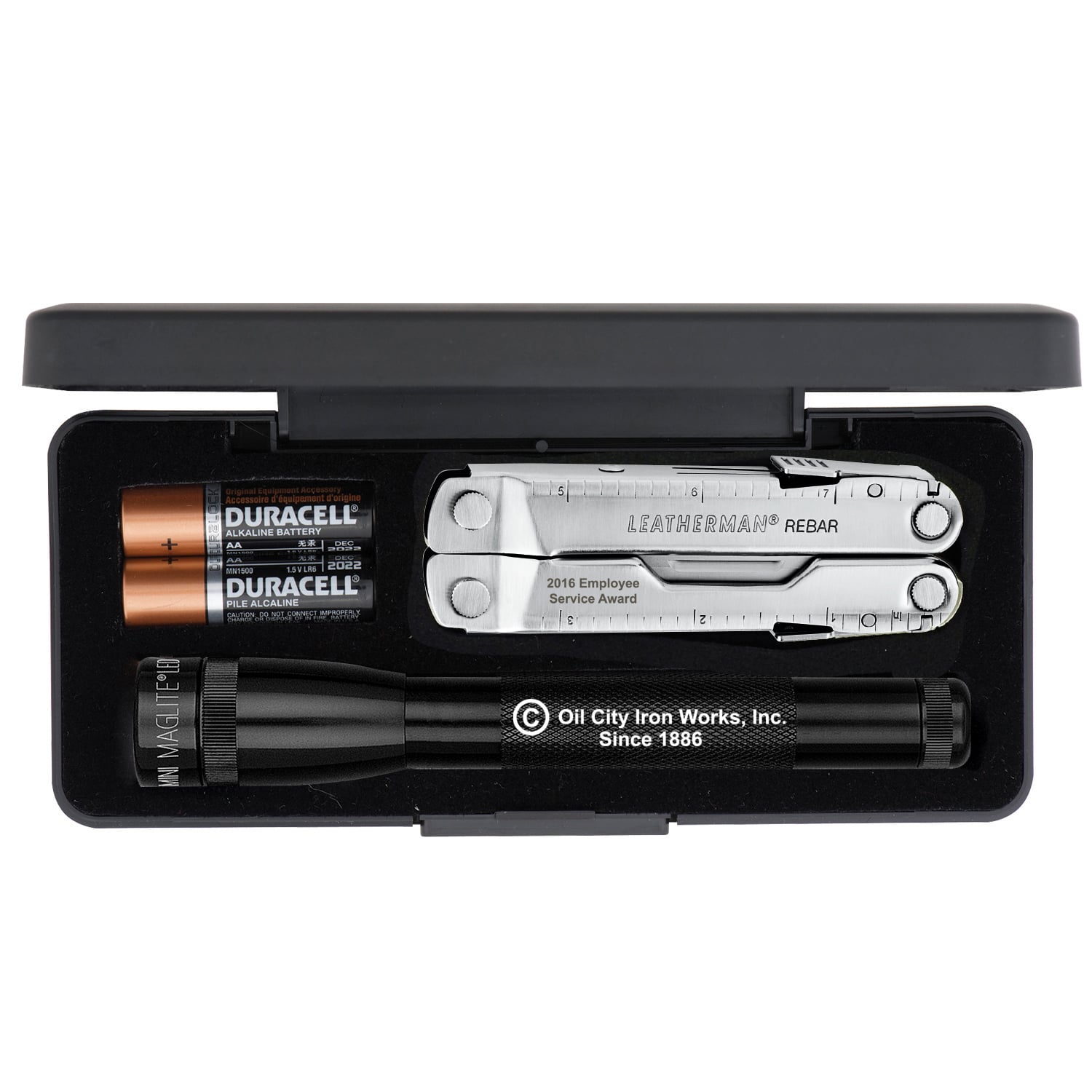Custom "AA" Mini Maglite® LED With Leatherman® Rebar