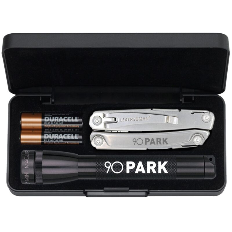 Custom "AA" Mini Maglite® With Leatherman® Rev